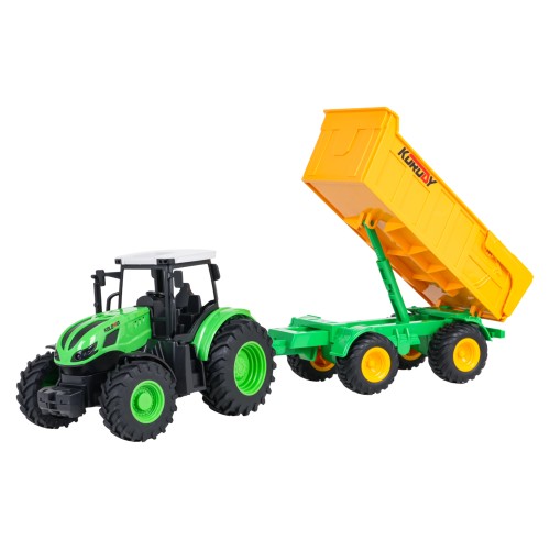 Tahač s otevíratelným žlutým návěsem R/C 1:24