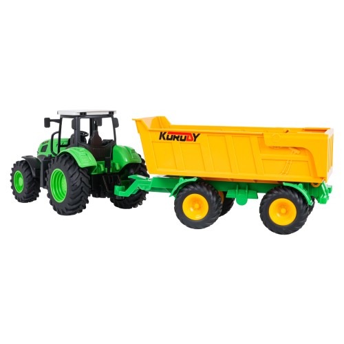 Tahač s otevíratelným žlutým návěsem R/C 1:24