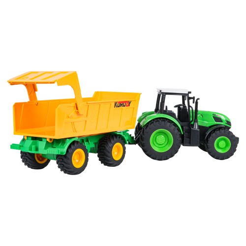 Tahač s otevíratelným žlutým návěsem R/C 1:24