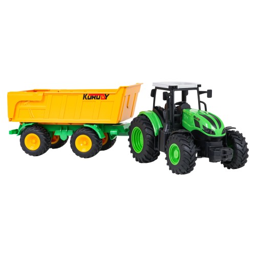 Tahač s otevíratelným žlutým návěsem R/C 1:24