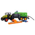 Zelený sudový traktor R/C 1:24
