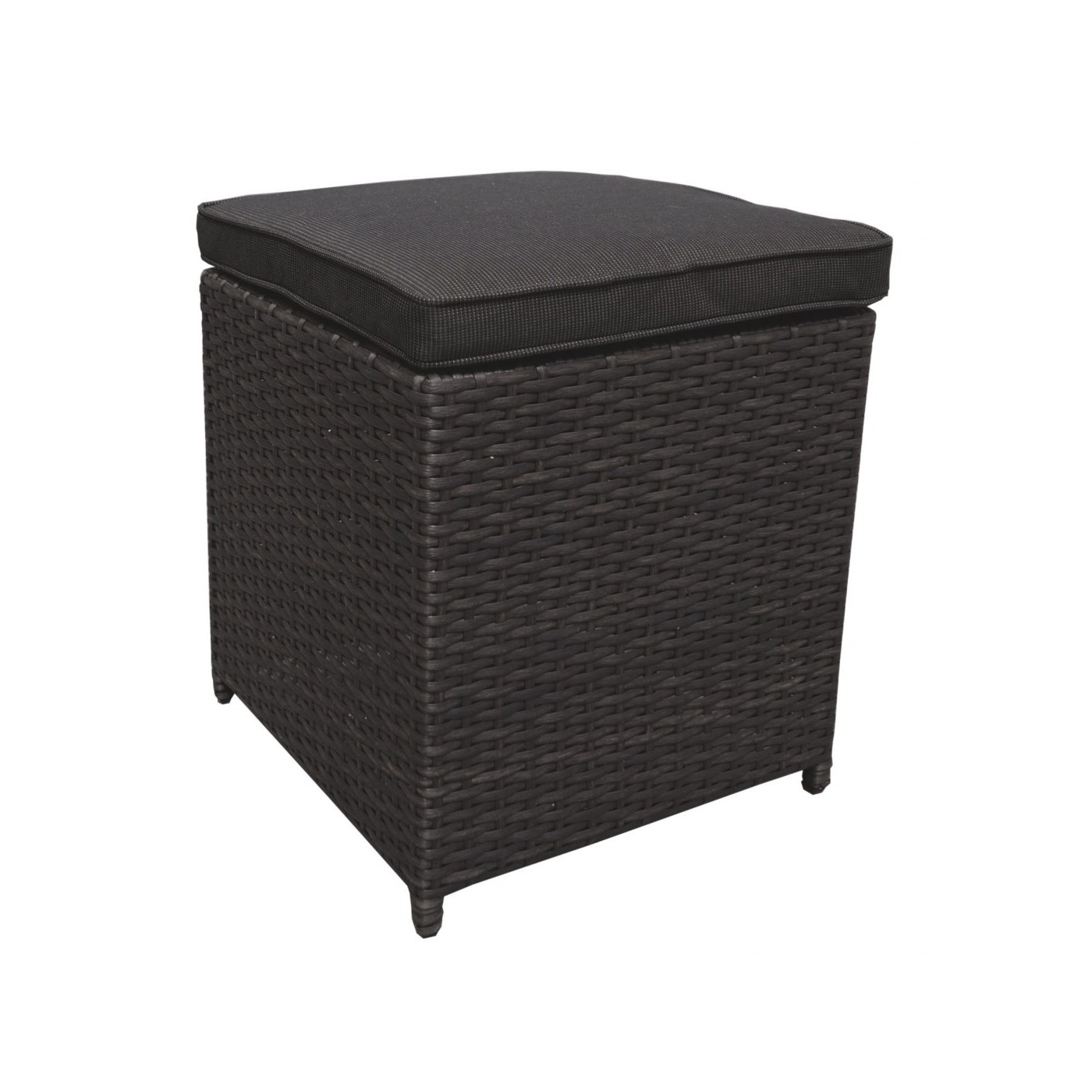 Sada zahradního nábytku 4v1 Brazen Techorattan Corner Table 2 Pouffes 15 polštářů