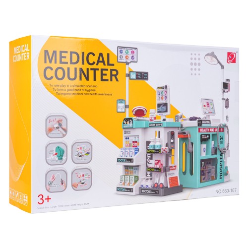Sada MEGA Little Doctor Set Blue 77el.
