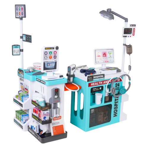 Sada MEGA Little Doctor Set Blue 77el.