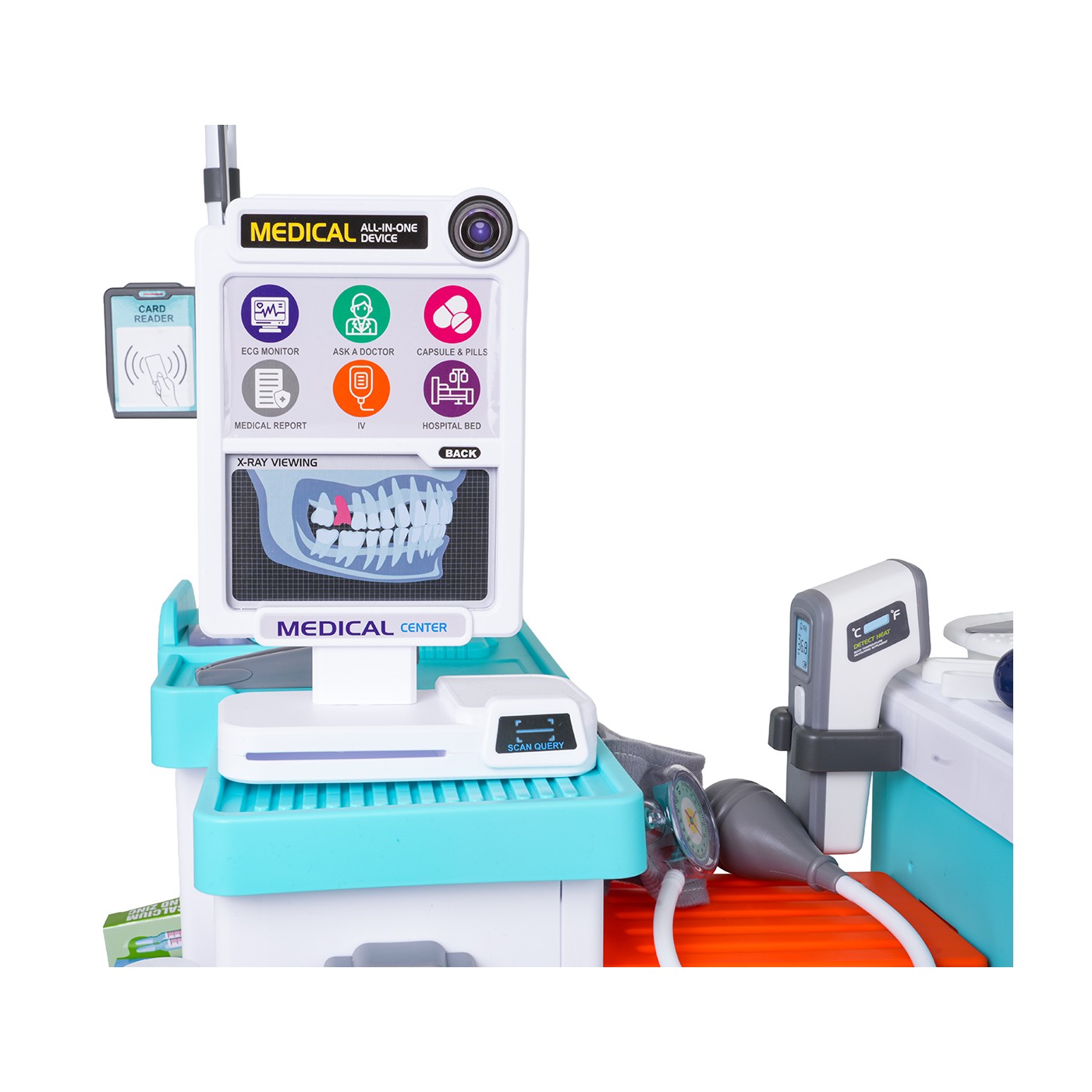 Sada MEGA Little Doctor Set Blue 77el.