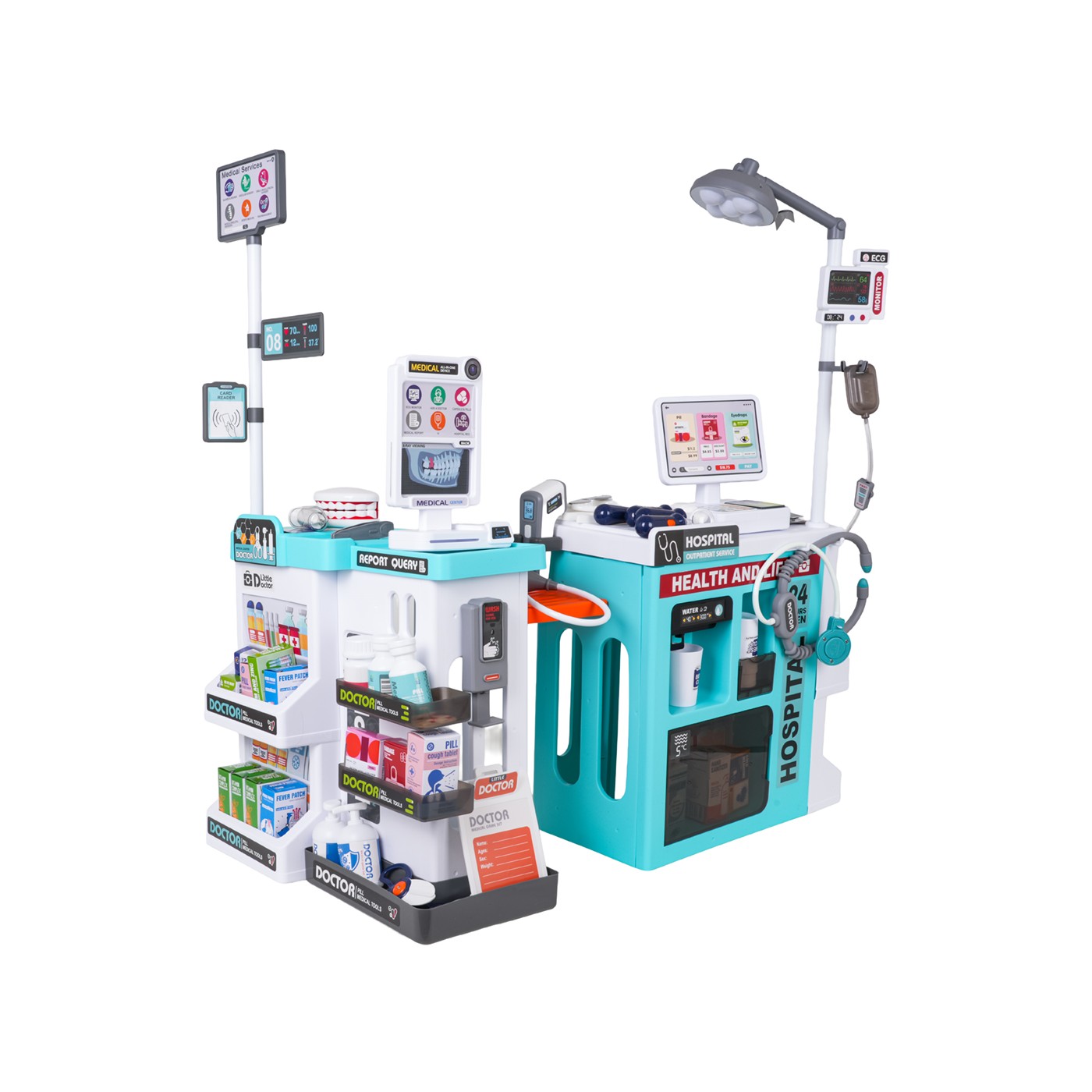 Sada MEGA Little Doctor Set Blue 77el.
