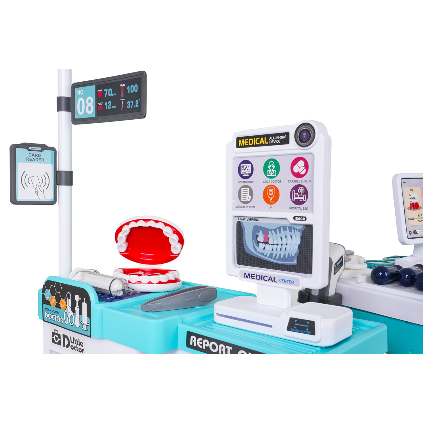 Sada MEGA Little Doctor Set Blue 77el.
