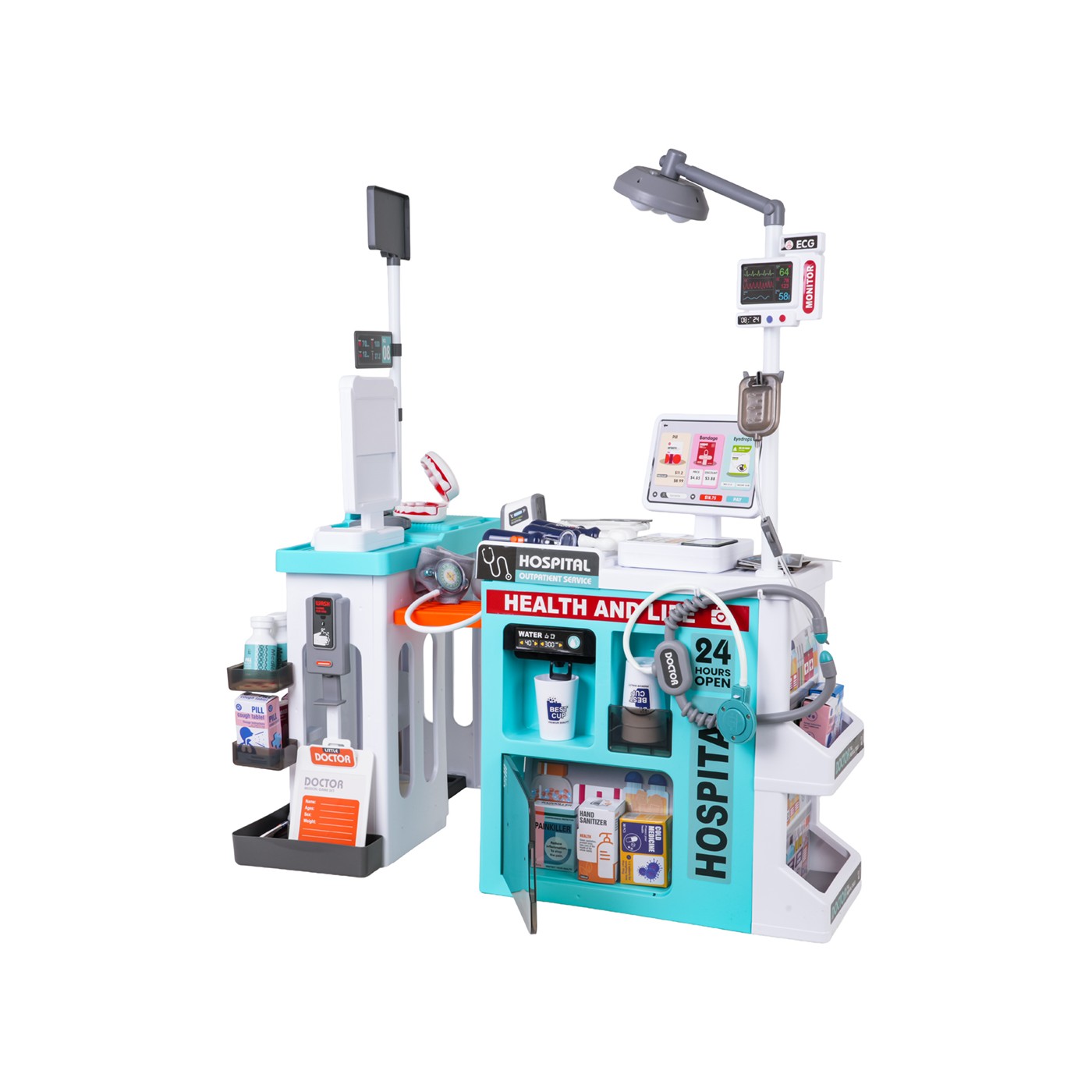 Sada MEGA Little Doctor Set Blue 77el.