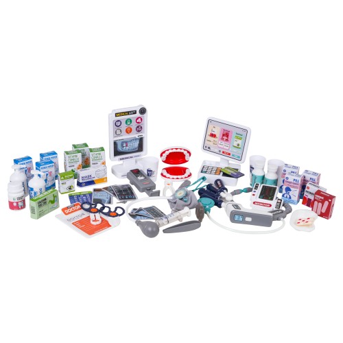 Sada MEGA Little Doctor Set Blue 77el.