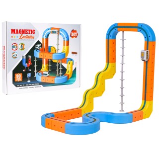 Magnetická barevná železnice 90el.
