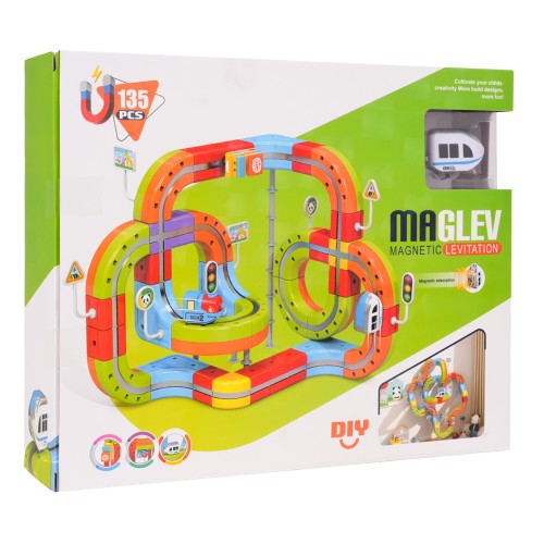 Magnetické barevné železnice 135el.