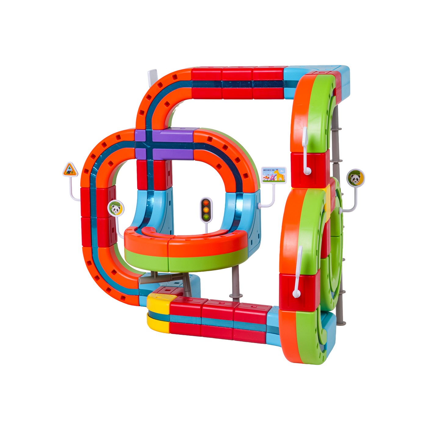 Magnetické barevné železnice 135el.