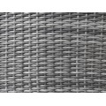 Sada zahradního nábytku 4v1 Techorattan Grey Corner Table 2 Pouffes 15 polštářů