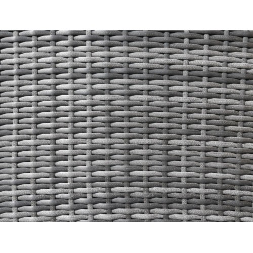 Sada zahradního nábytku 4v1 Techorattan Grey Corner Table 2 Pouffes 15 polštářů