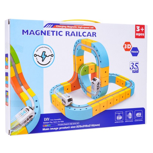 Barevné magnetické stopy 35el.