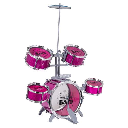 Velké bicí ROCK BAND, růžové
