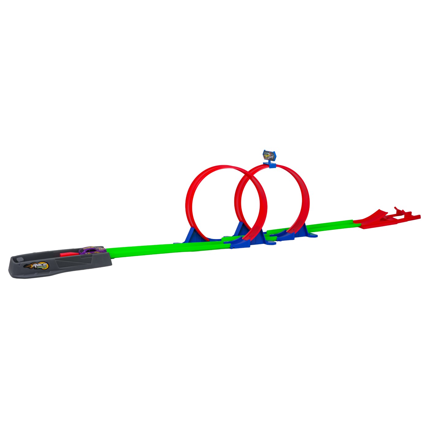 128cm extrémní smyčková dráha + autíčko
