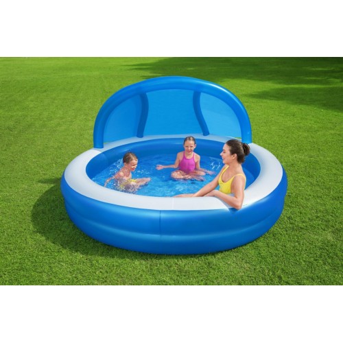 Nafukovací BAZÉN BESTWAY Family Baseball 241X140CM + opravná laťka