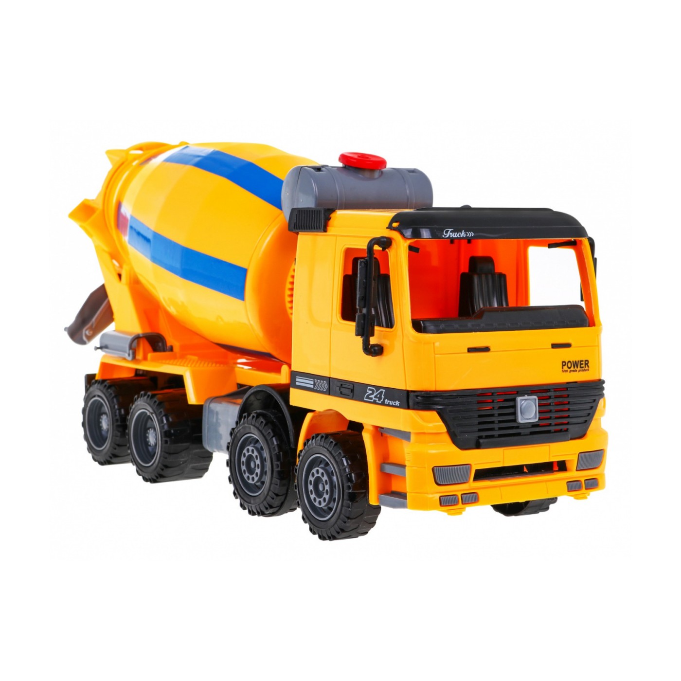 Míchačka betonu pro děti 3+ Realistický model 1:10 + Pohyblivé prvky + Rotující hruška
