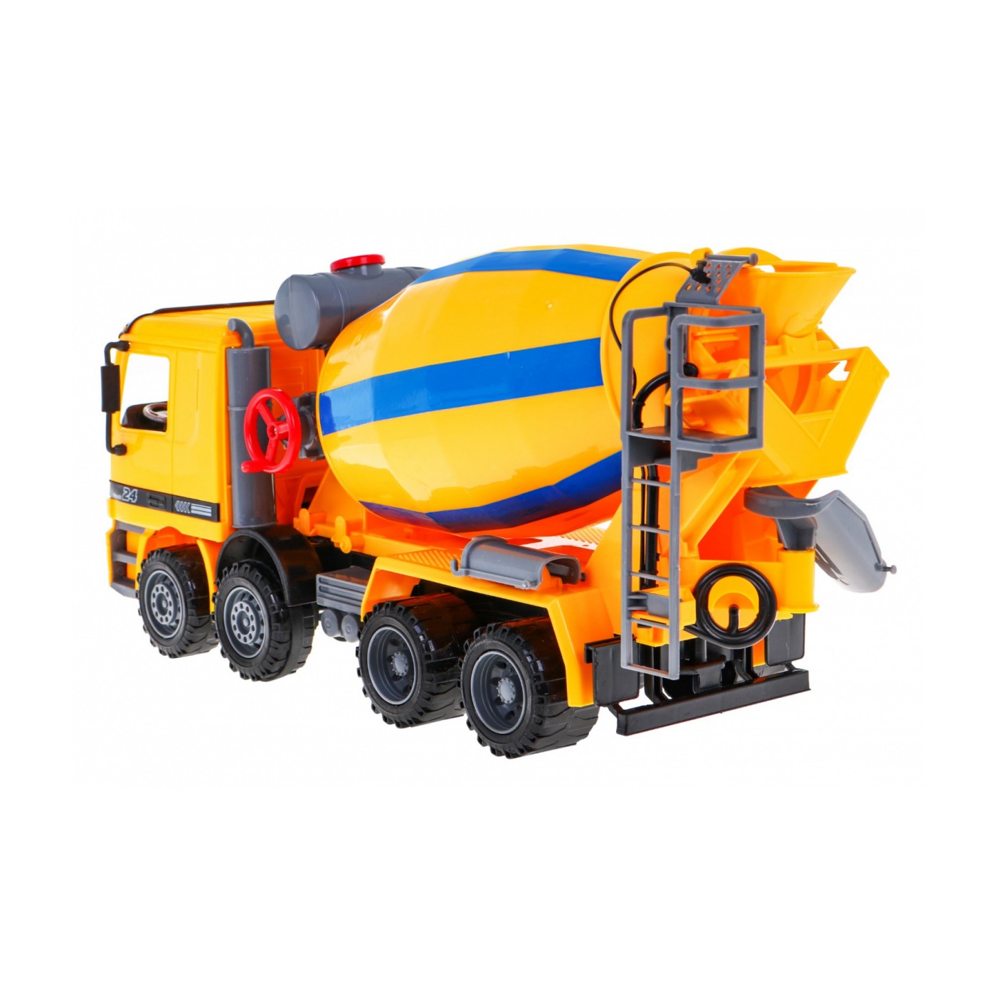 Míchačka betonu pro děti 3+ Realistický model 1:10 + Pohyblivé prvky + Rotující hruška