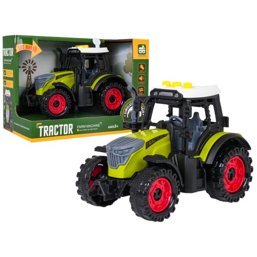 Traktor se světelnou a zvukovou funkcí Jasně zelená