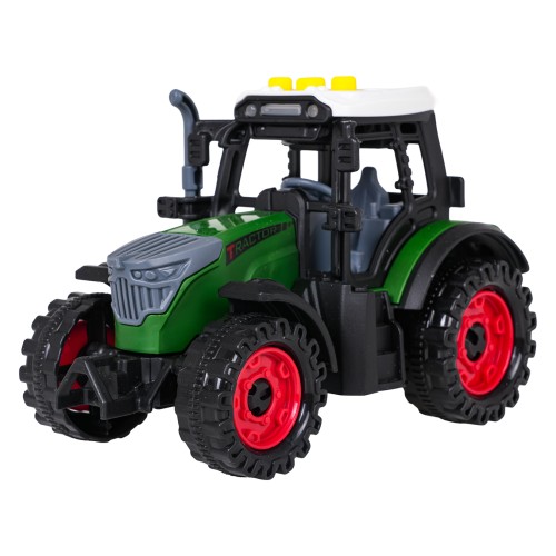 Traktor se světly a zvukovou funkcí Tmavě zelená