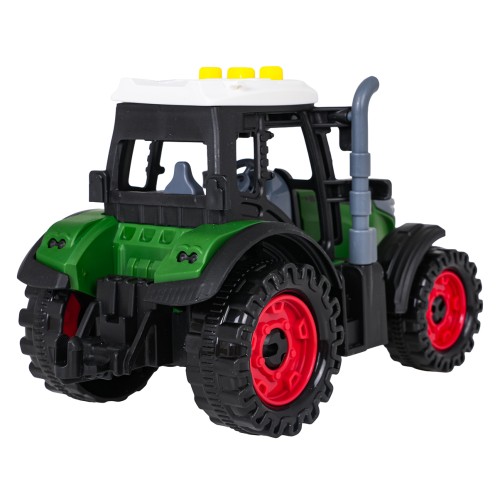 Traktor se světly a zvukovou funkcí Tmavě zelená
