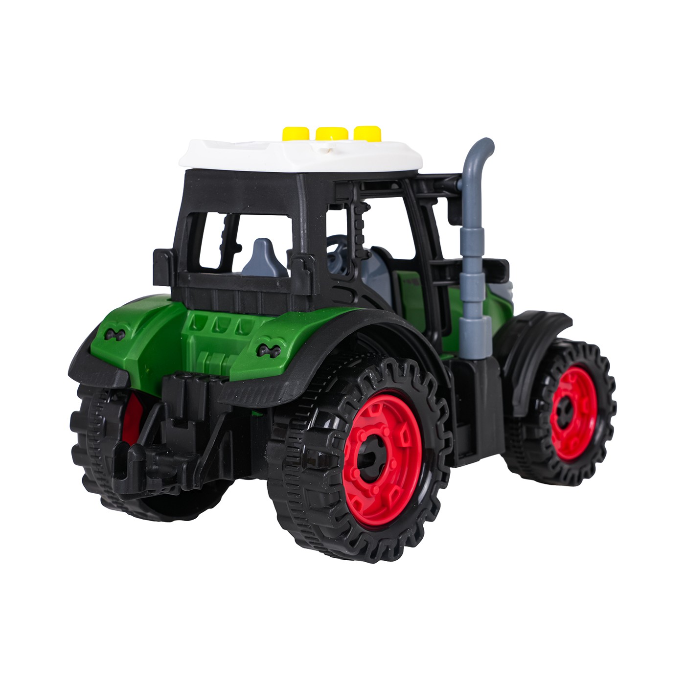 Traktor se světly a zvukovou funkcí Tmavě zelená