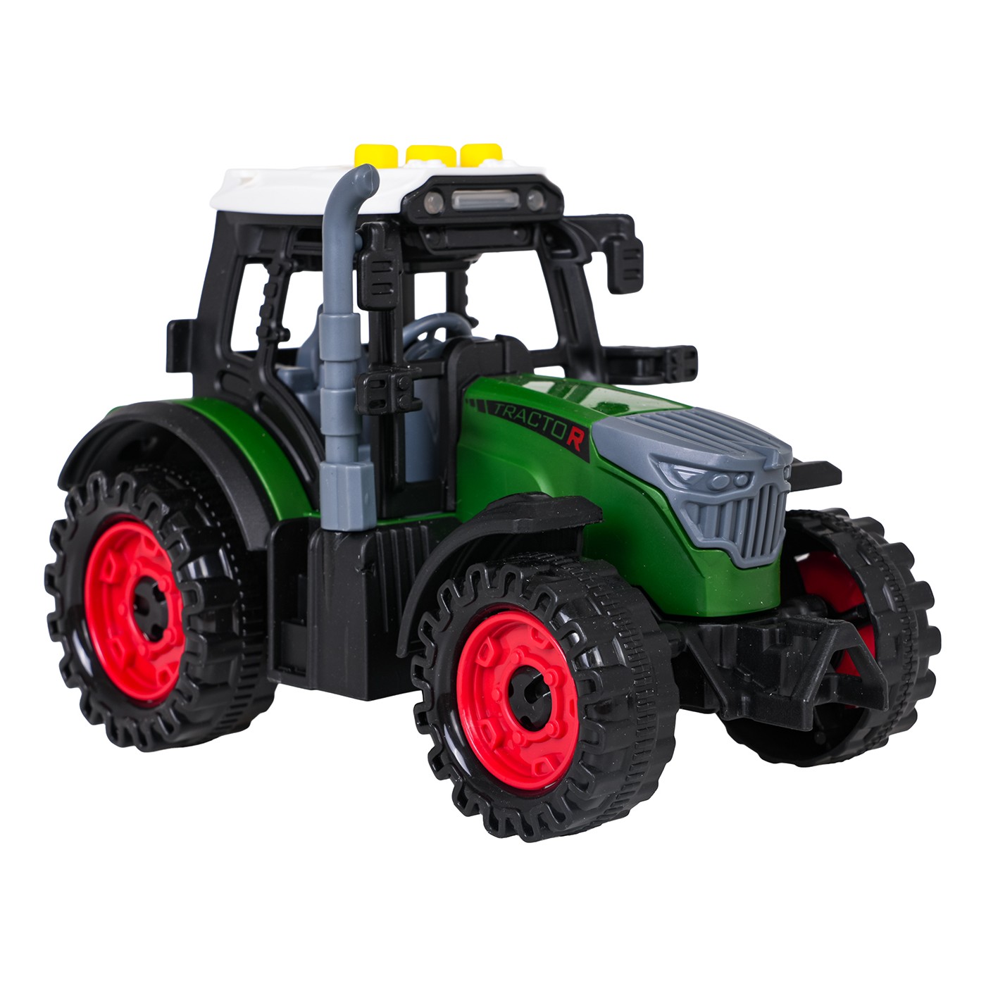 Traktor se světly a zvukovou funkcí Tmavě zelená