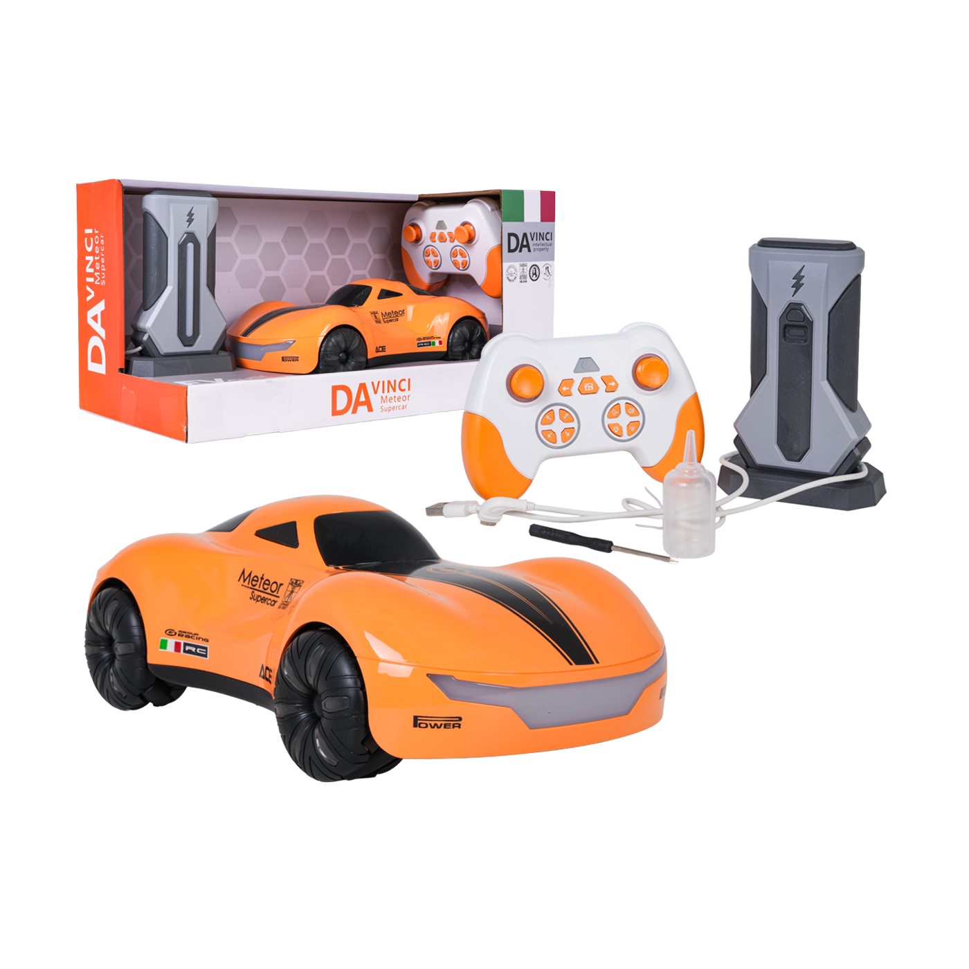 R/C auto s nabíjecí stanicí VINCI Orange
