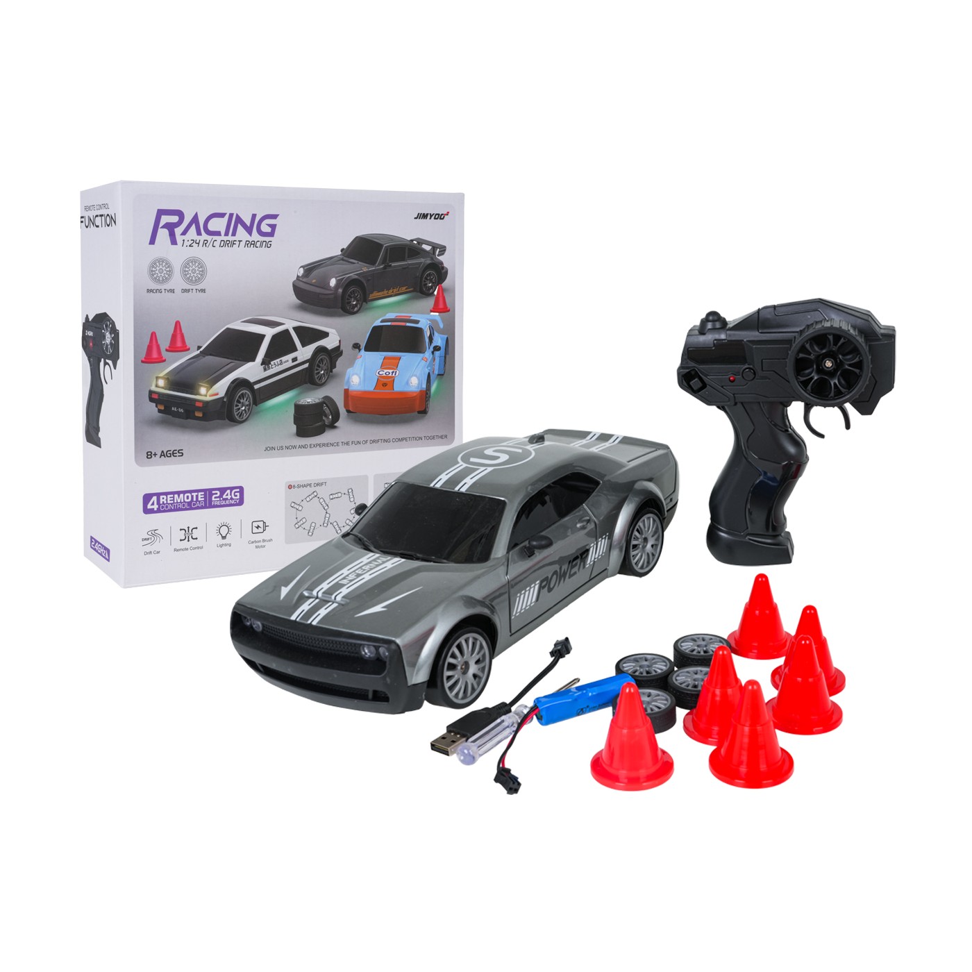 R/C Drift Car 1:24 + příslušenství
