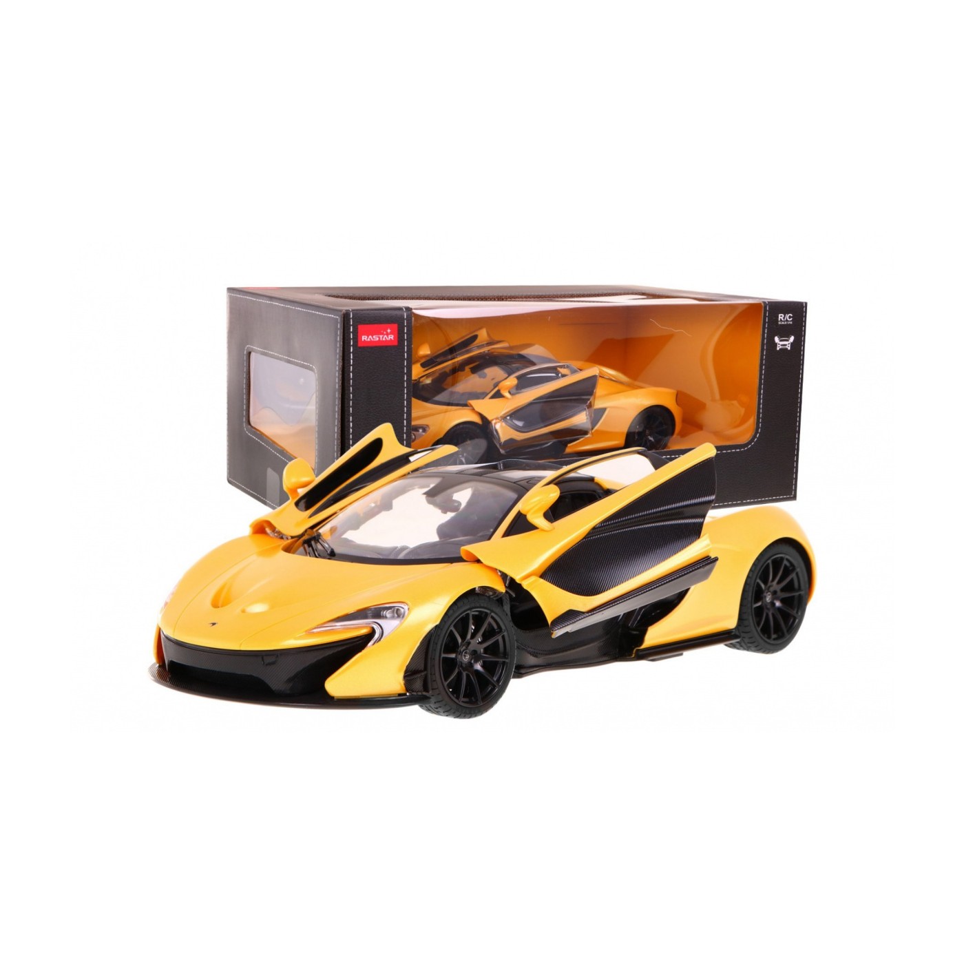 Autíčko R/C McLaren P1 GTR žluté 1:14 RASTAR