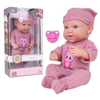 Zosia Pyjama Pink Owl Doll (Růžová panenka se sovou)