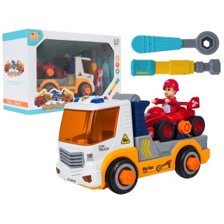 Odnímatelný odtahový vůz + auto se zvukovou funkcí