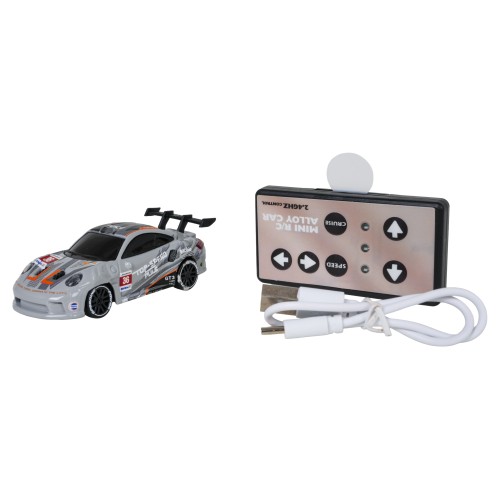 Autíčko 1:64 R/C TOP SPEED na driftování, šedé