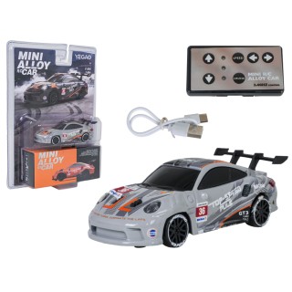 Autíčko 1:64 R/C TOP SPEED na driftování, šedé