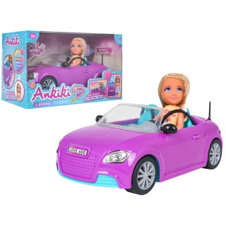 Panenka Ankiki a auto + příslušenství