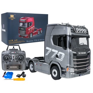 SCANIA 770S R/C truck 1:18 šedá