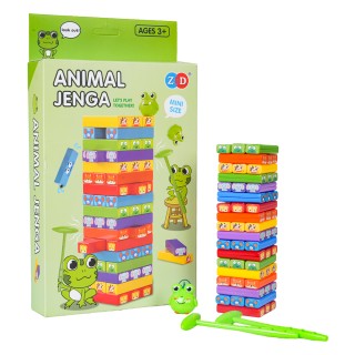 Arkádová hra Jenga MINI Frog Edition
