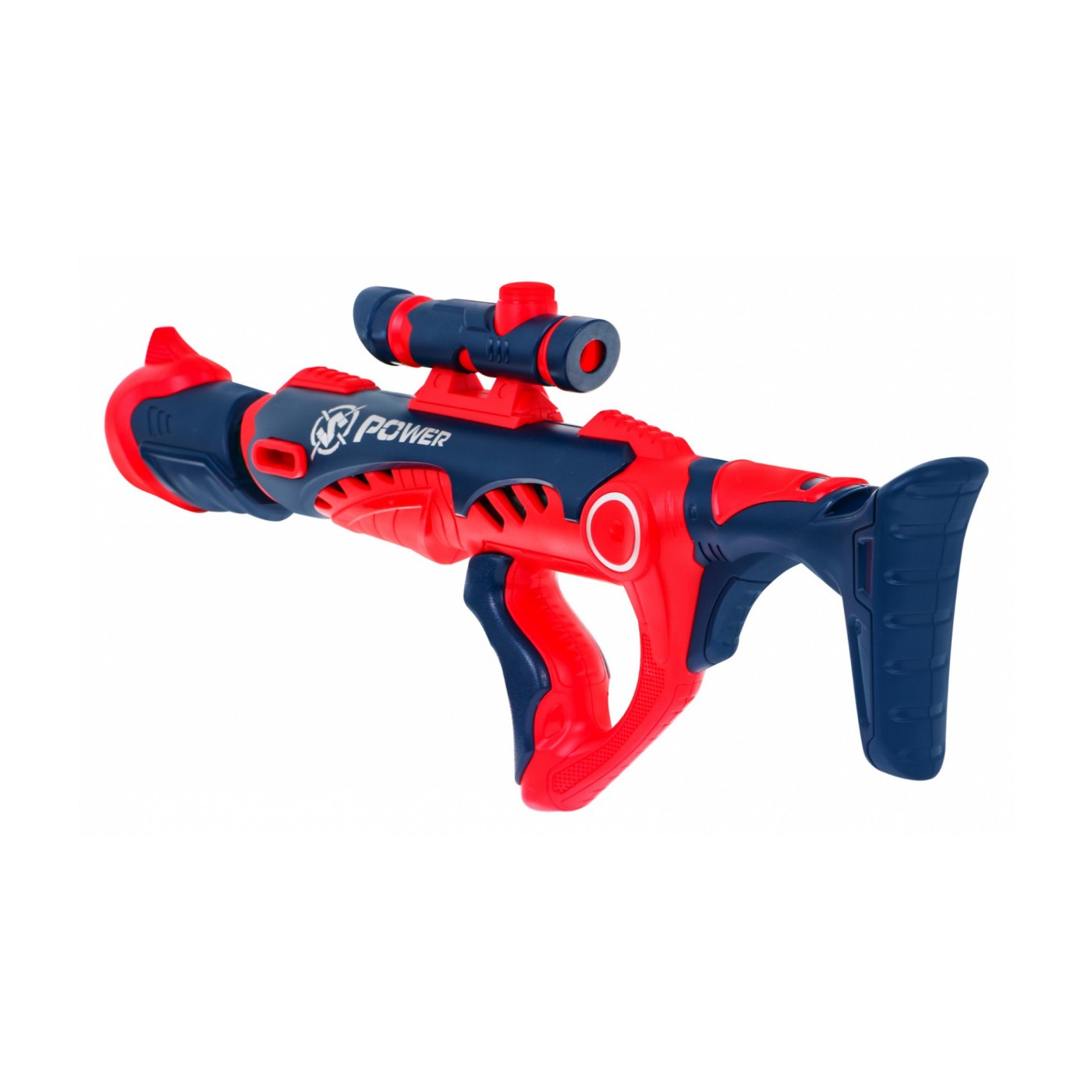 Dětská ruční puška 6 Machine Gun Mechanism Sight 12 nábojů pěnové koule