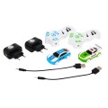 Závodní dráha svítící ve tmě pro děti 3+ Petle 360 + 2 led auta + 2 dálkové ovladače